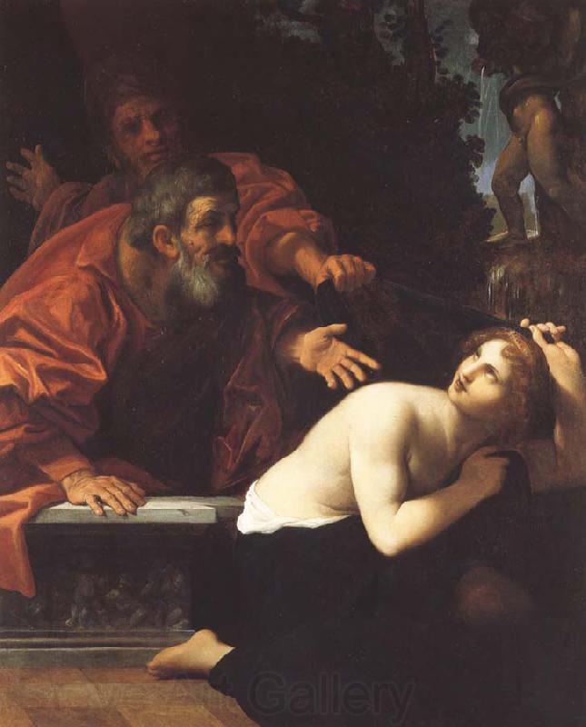 Ludovico Carracci Susannah and the Elders Spain oil painting art